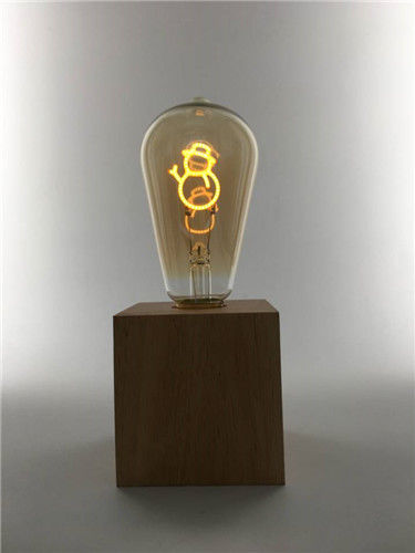Snowman 1.5W 210lm A19 E26  ecorative Filament Bulb
